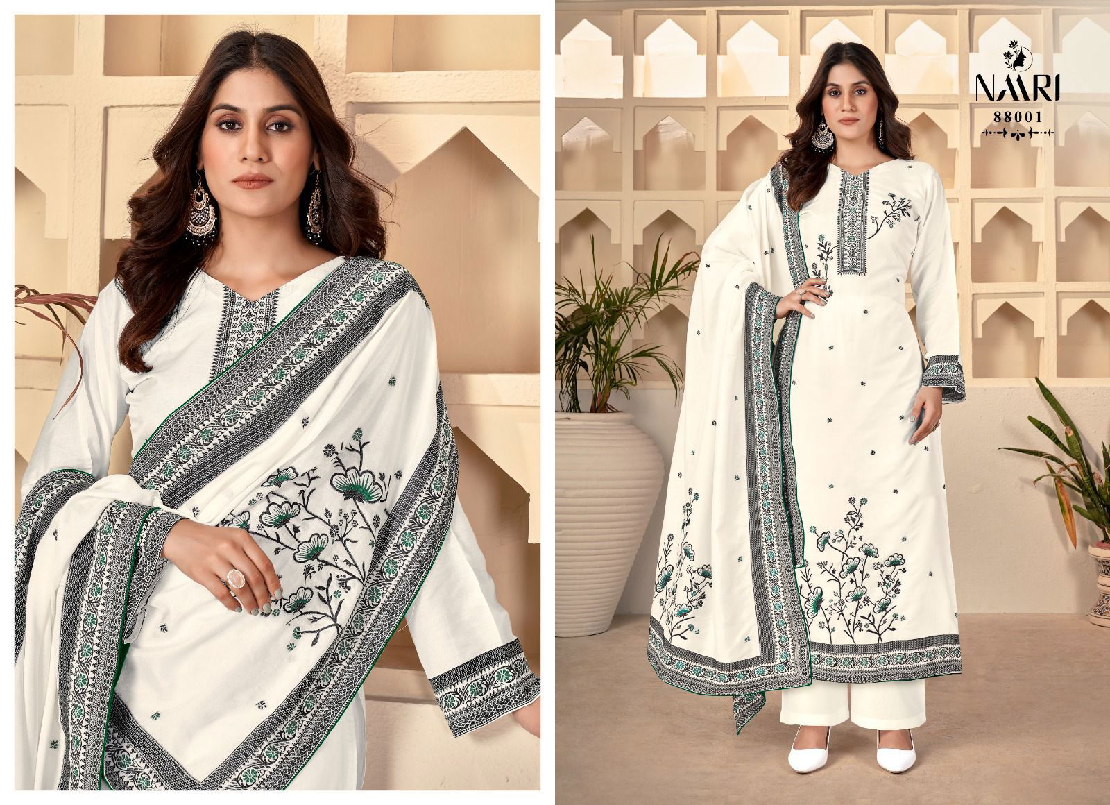 Riwaz 2 By Naari Pure Viscous Muslin Summer Special Weaving Salwar Kameez Wholesale Market IN Surat
